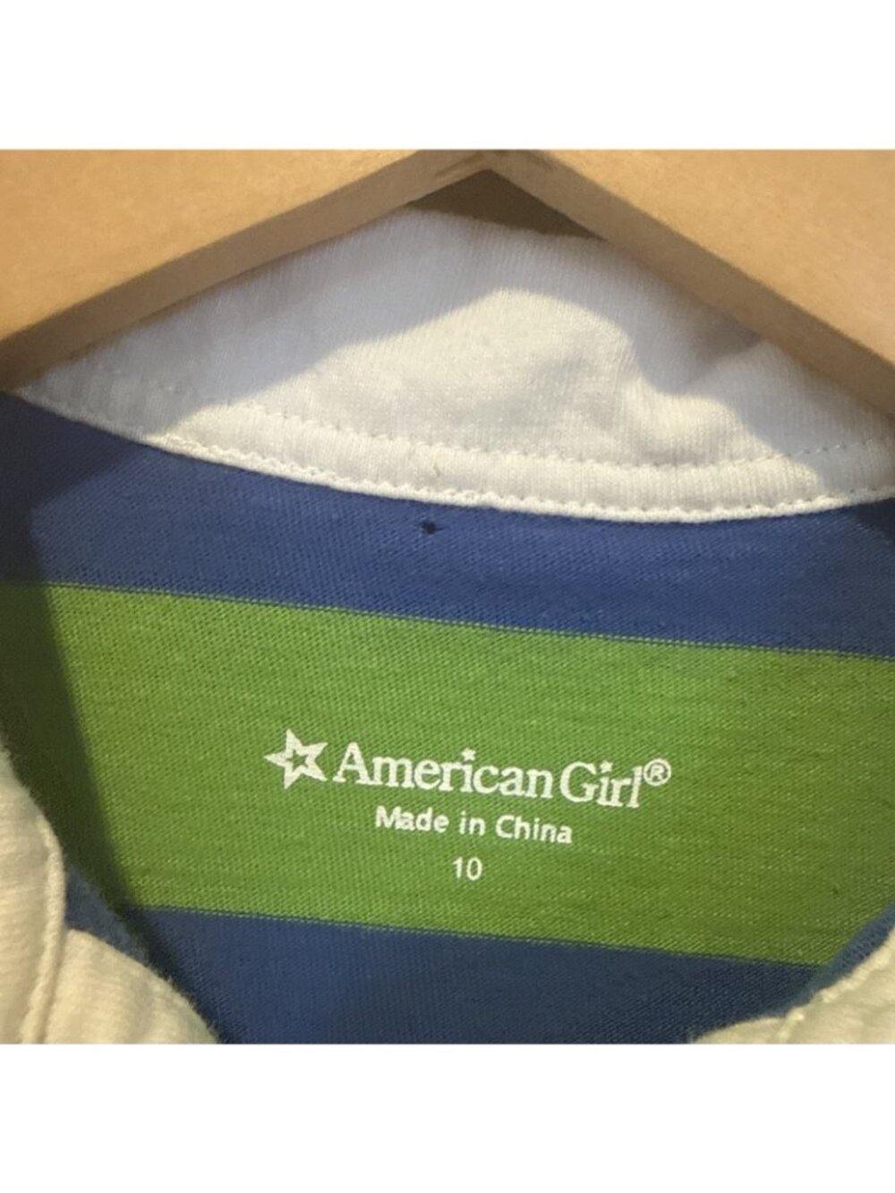 American Girl Dress Like Your Doll Lanie Rugby Outfit For Girls Size 10 Collared - Picture 5 of 11